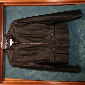 New York & Company Black Ladies Faux Leather - SZM